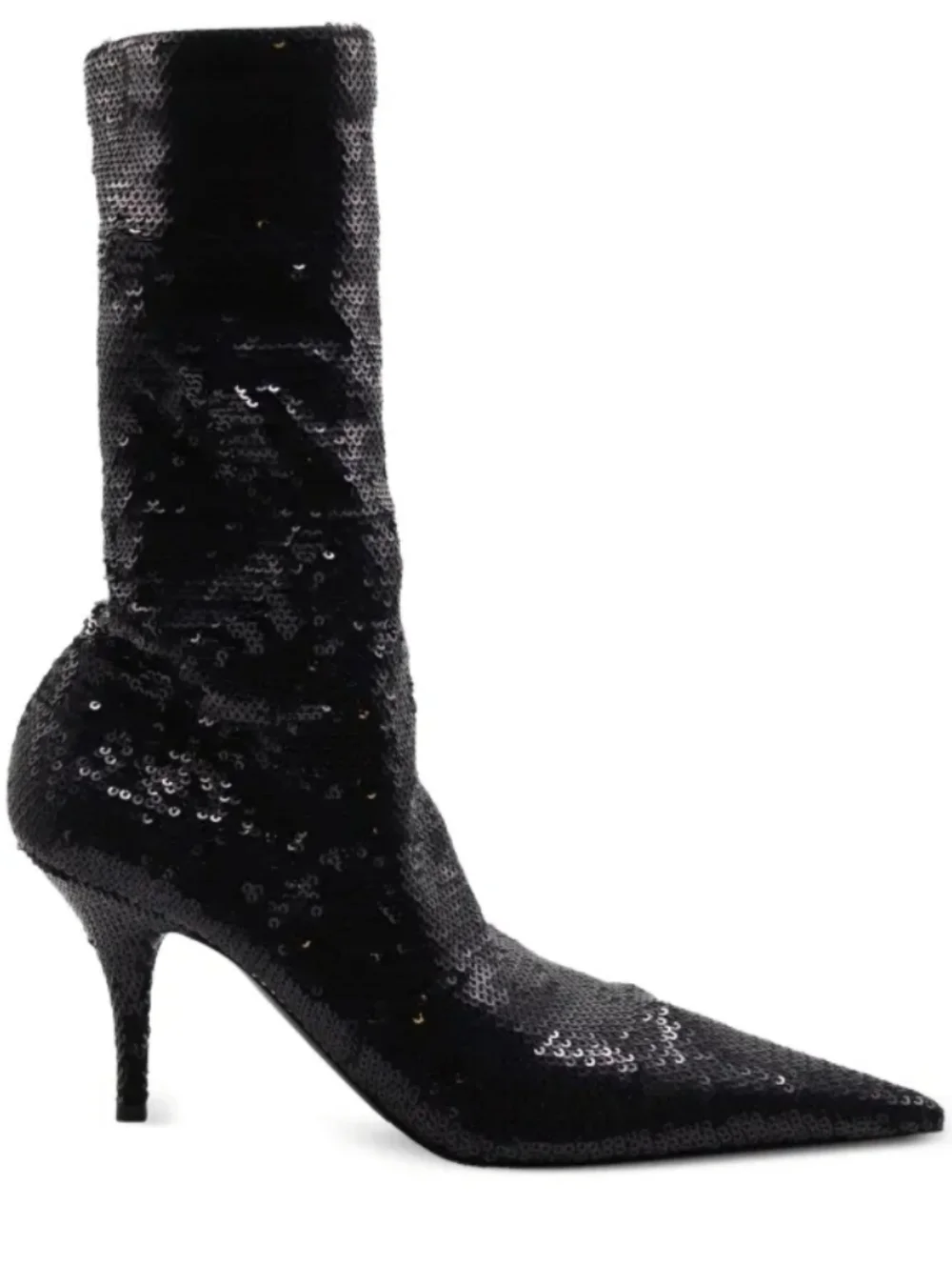 New Balenciaga Sequins Embellished Knife Boots - Picture 15 of 15